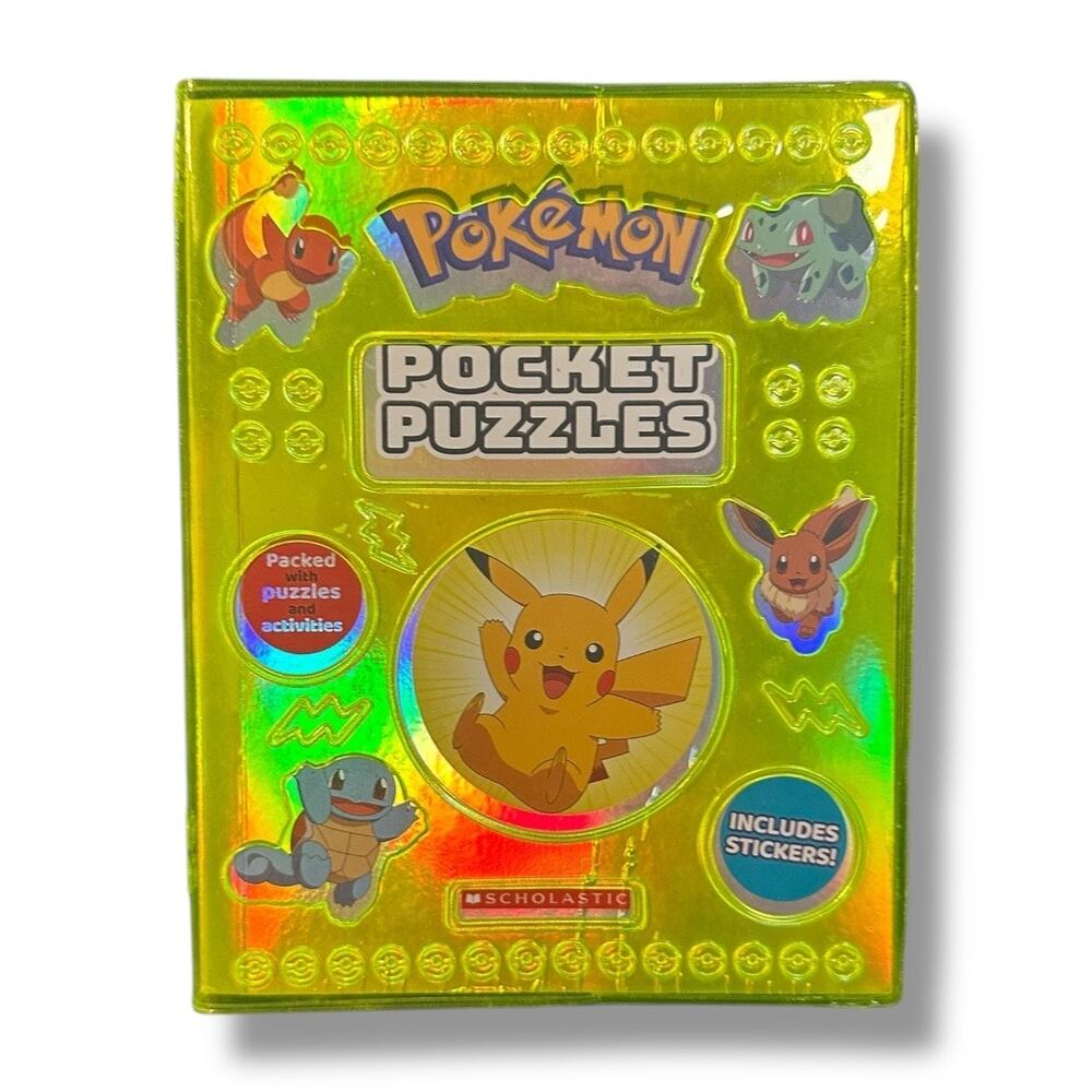 2021 Scholastic Pokémon Pocket Puzzles Book